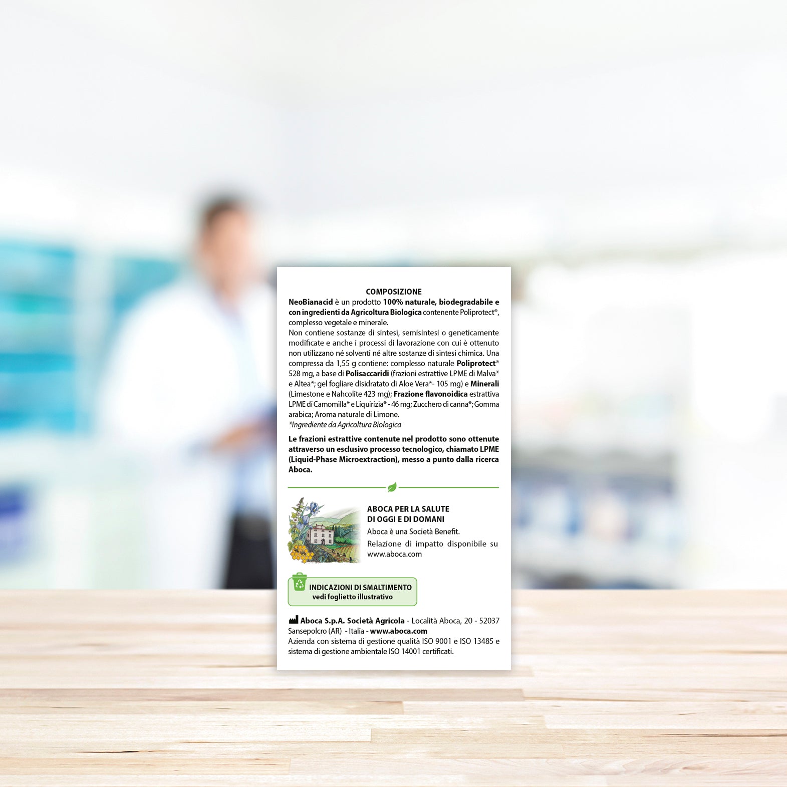 Aboca NEOBIANACID 45 Compresse gusto limone Masticabili