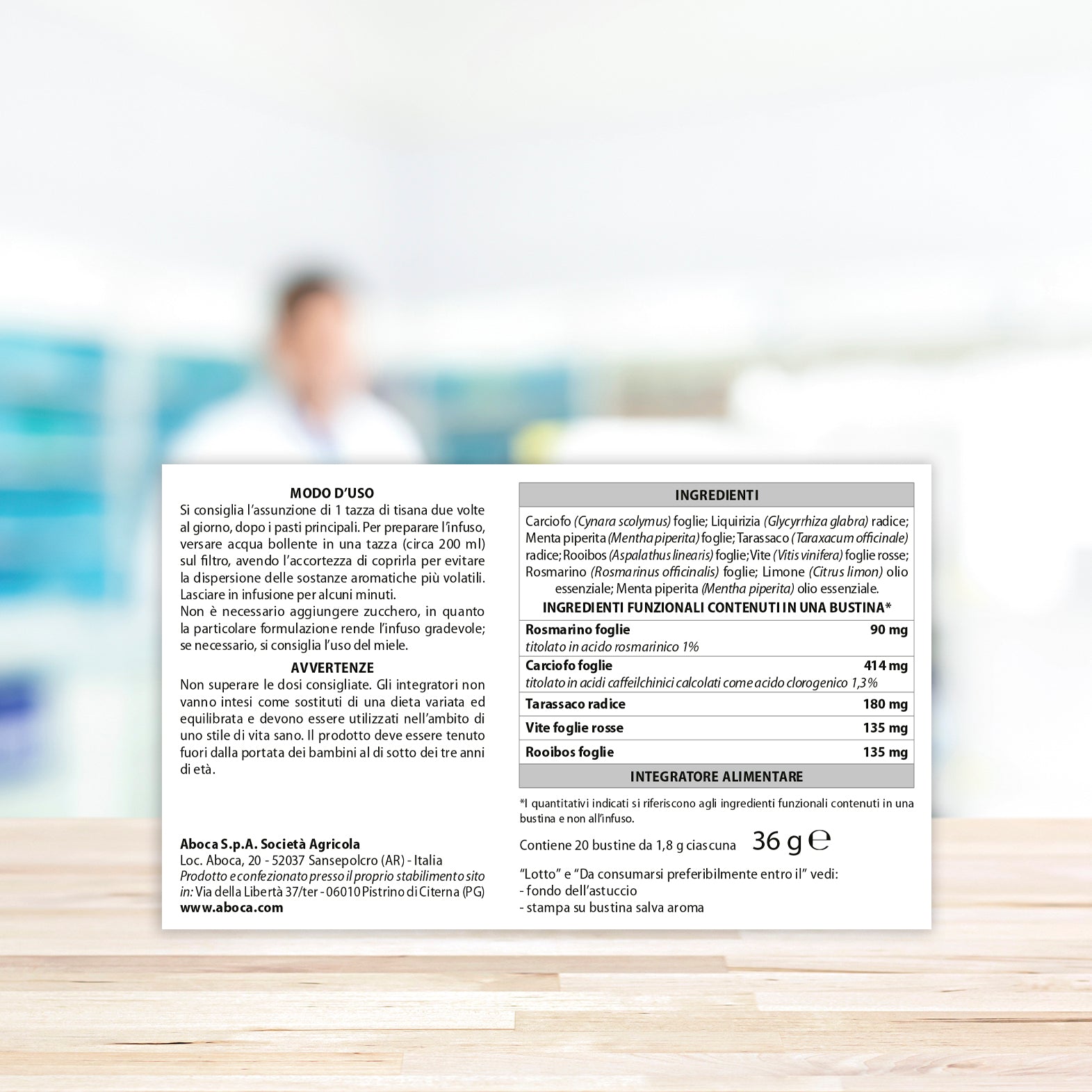 Epakur Digestive Tisana 20 Filtri