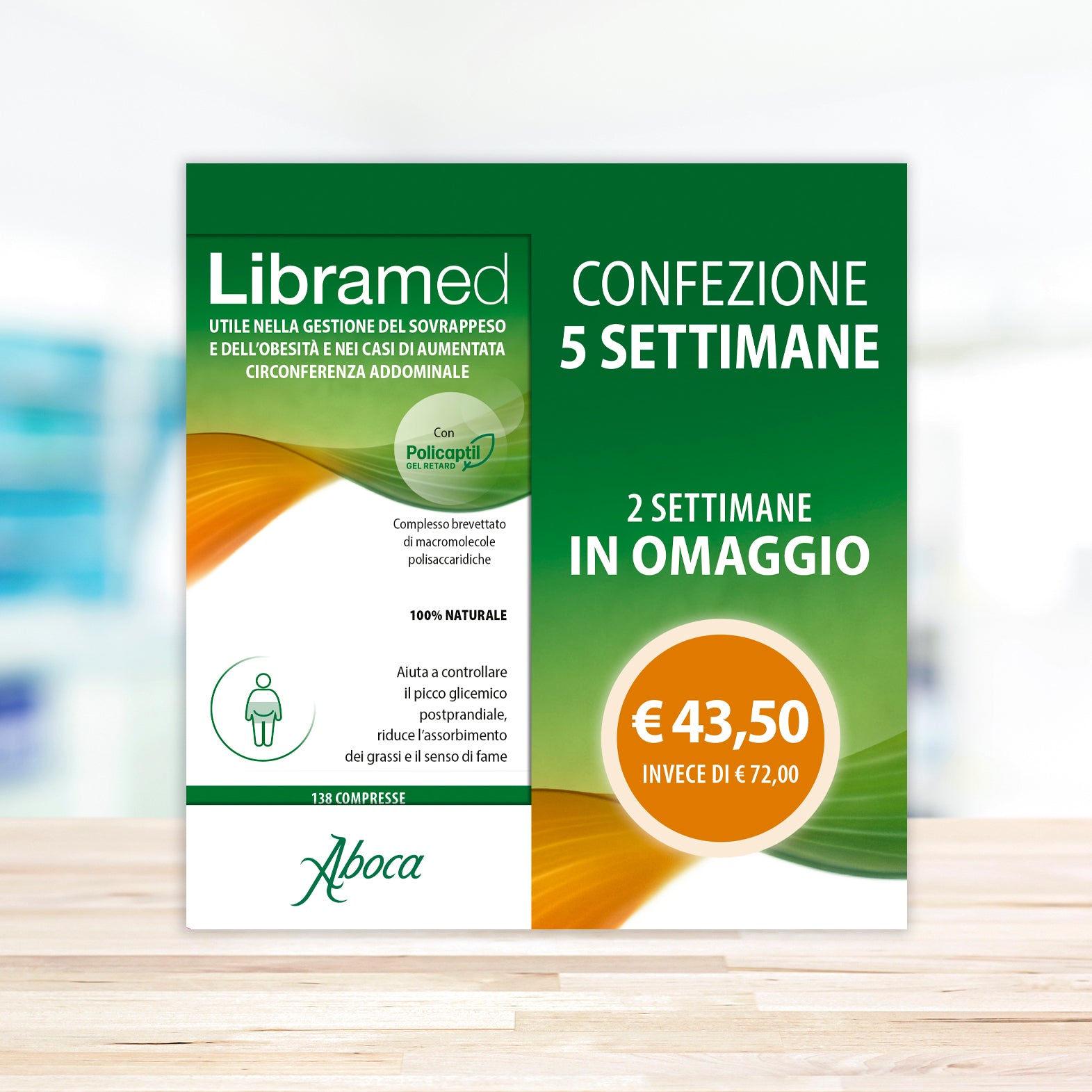 Aboca Libramed confezione 5 settimane Compresse Confezione Trattamento 5 Settimane