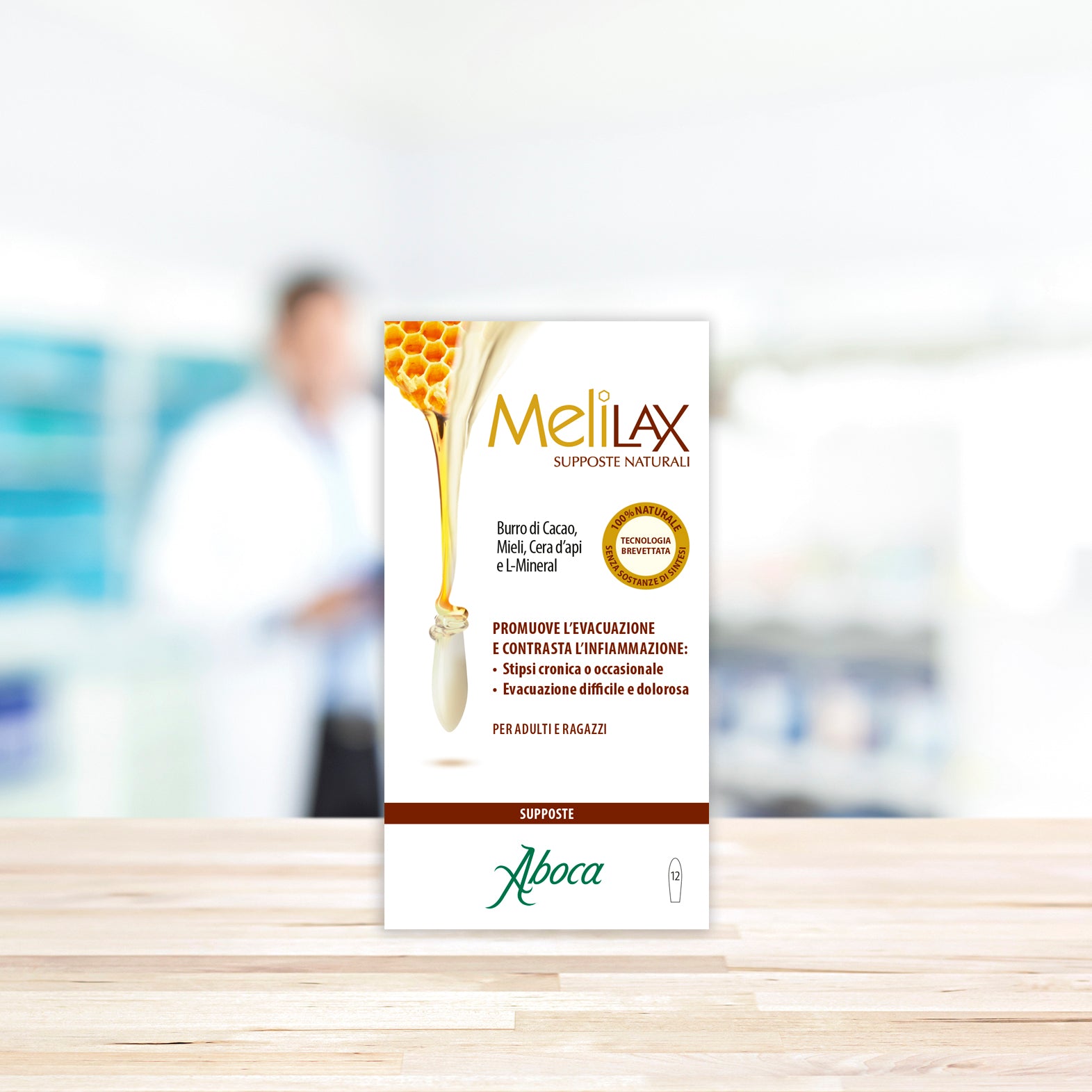 Aboca Melilax 12 Supposte