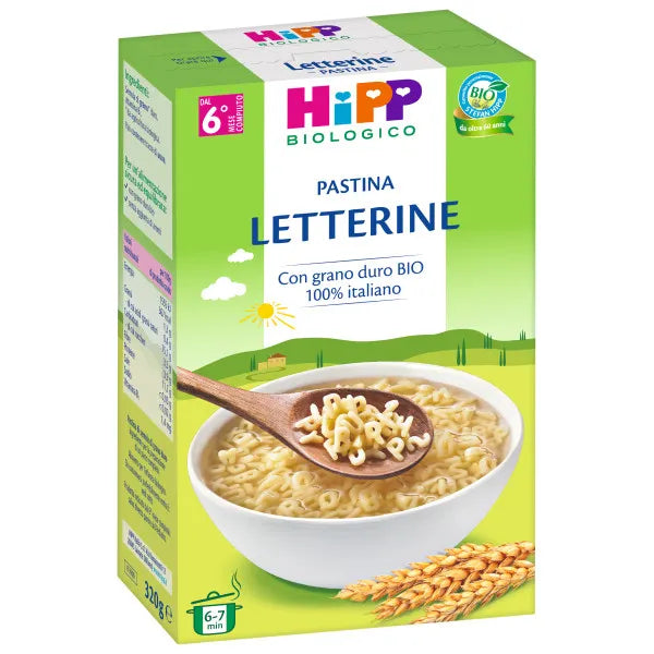 Hipp Bio Pastina Letterine 320 G - Hipp Bio Pastina Letterine 320 G