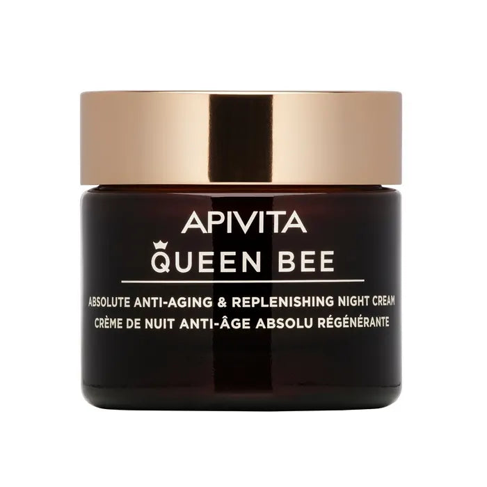 Apivita Queen Bee Night Crema Viso Notte Anti-Età Assoluta&Rimpolpante 50ml