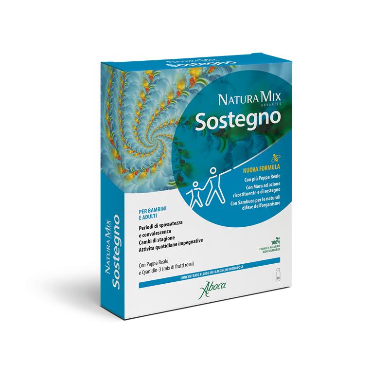 Natura Mix Advanced Sostegno 10 Flaconcini Da 15 Ml