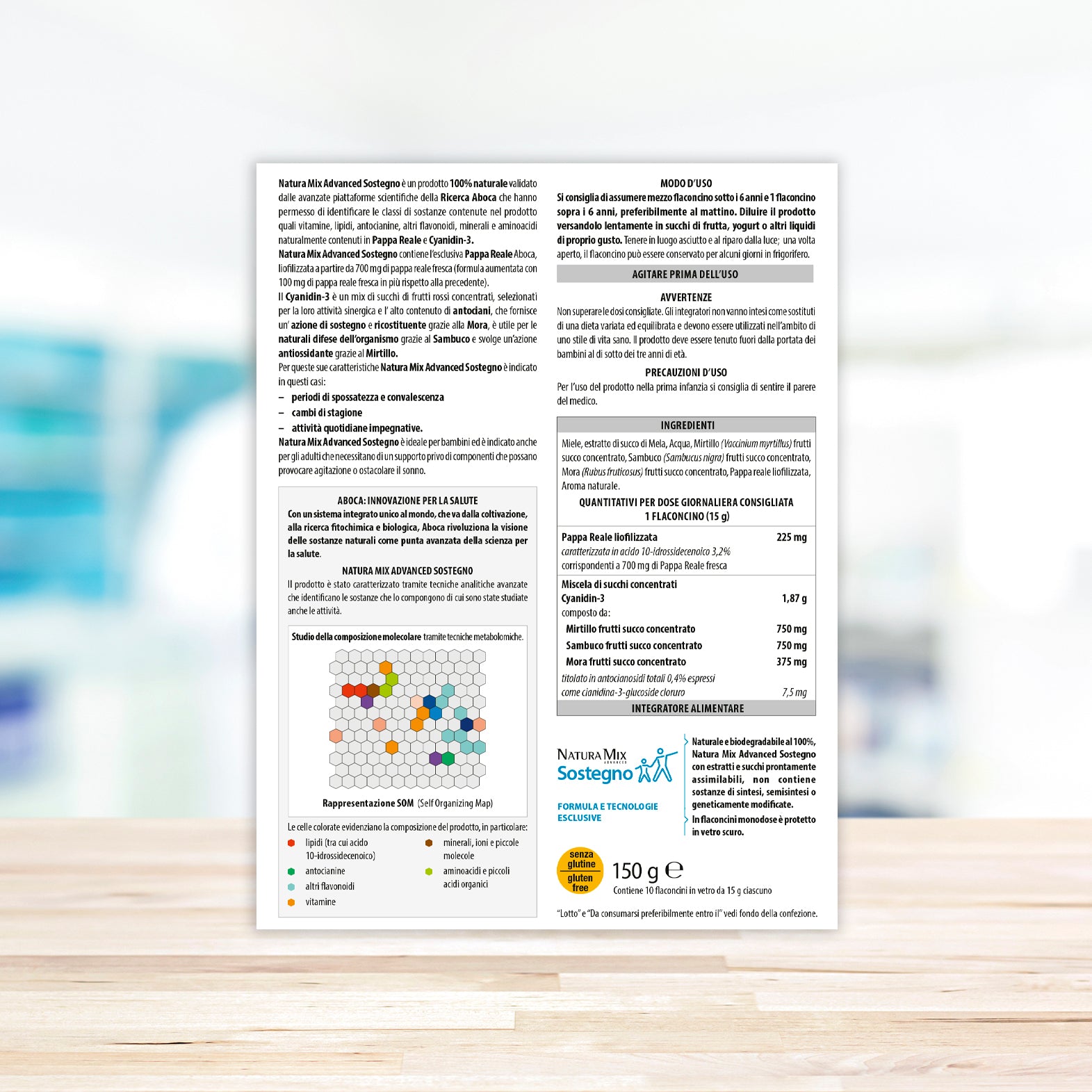 Natura Mix Advanced Sostegno 10 Flaconcini Da 15 Ml