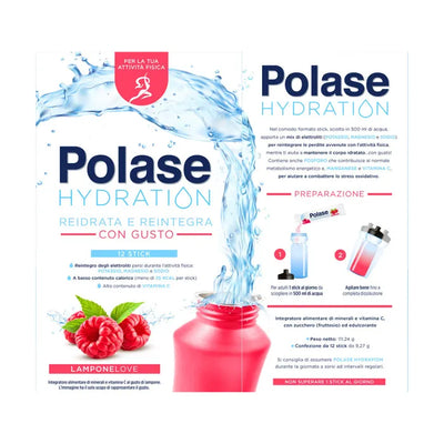 Polase Hydration Lampone 12 Bustine