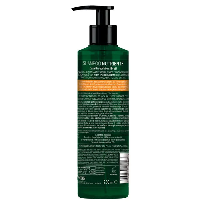 RestivOil Tecnonaturae Shampoo Nutriente - 250 Ml - RestivOil Tecnonaturae Shampoo Nutriente - 250 Ml