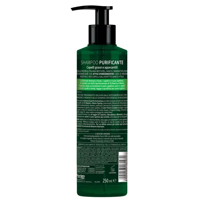 RestivOil Tecnonaturae Shampoo Purificante - 250 Ml - RestivOil Tecnonaturae Shampoo Purificante - 250 Ml