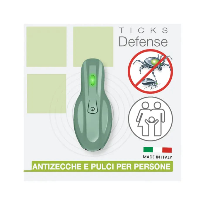 Colpharma Ticks Defense Dispositivo Ultrasonico Antizecche E Pulci Per Persone ideale per trekking