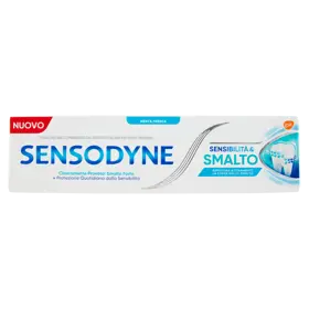 Sensodyne Dentifricio Sensibilità & Smalto Denti Sensibili Smalto Forte Gusto Menta Fresca 75 ml - Sensodyne Dentifricio Sensibilità & Smalto Denti Sensibili Smalto Forte Gusto Menta Fresca 75 ml