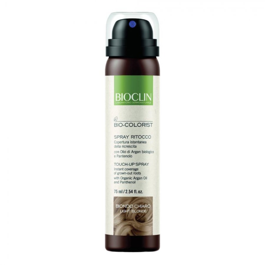 BioClin Bio-Colorist - Spray Ritocco Correttore Ricrescita Biondo Chiaro, 75ml
