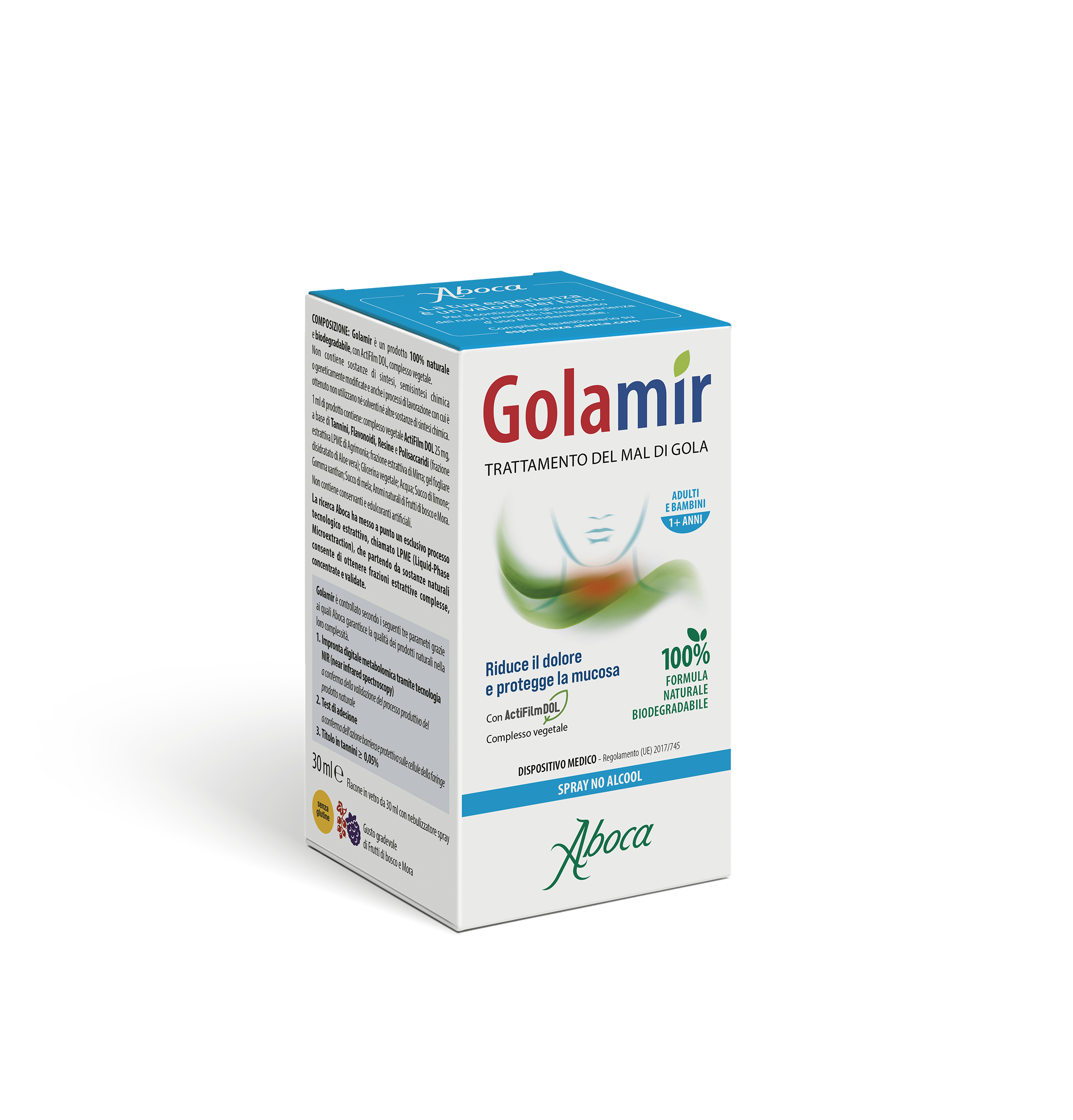 Aboca Golamir Spray No Alcool 30ml