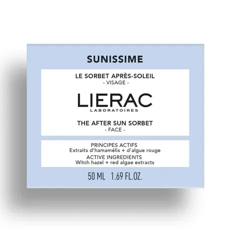 Lierac Sunissime Crema Sorbetto Doposole Viso Idratante e Lenitiva 50 ml
