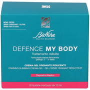 BioNike Defence My Body Trattamento Cellulite, crema-gel drenante riducente, 30 bustine da 10 ml