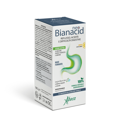 NEOBIANACID 70 compresse gusto limone masticabili