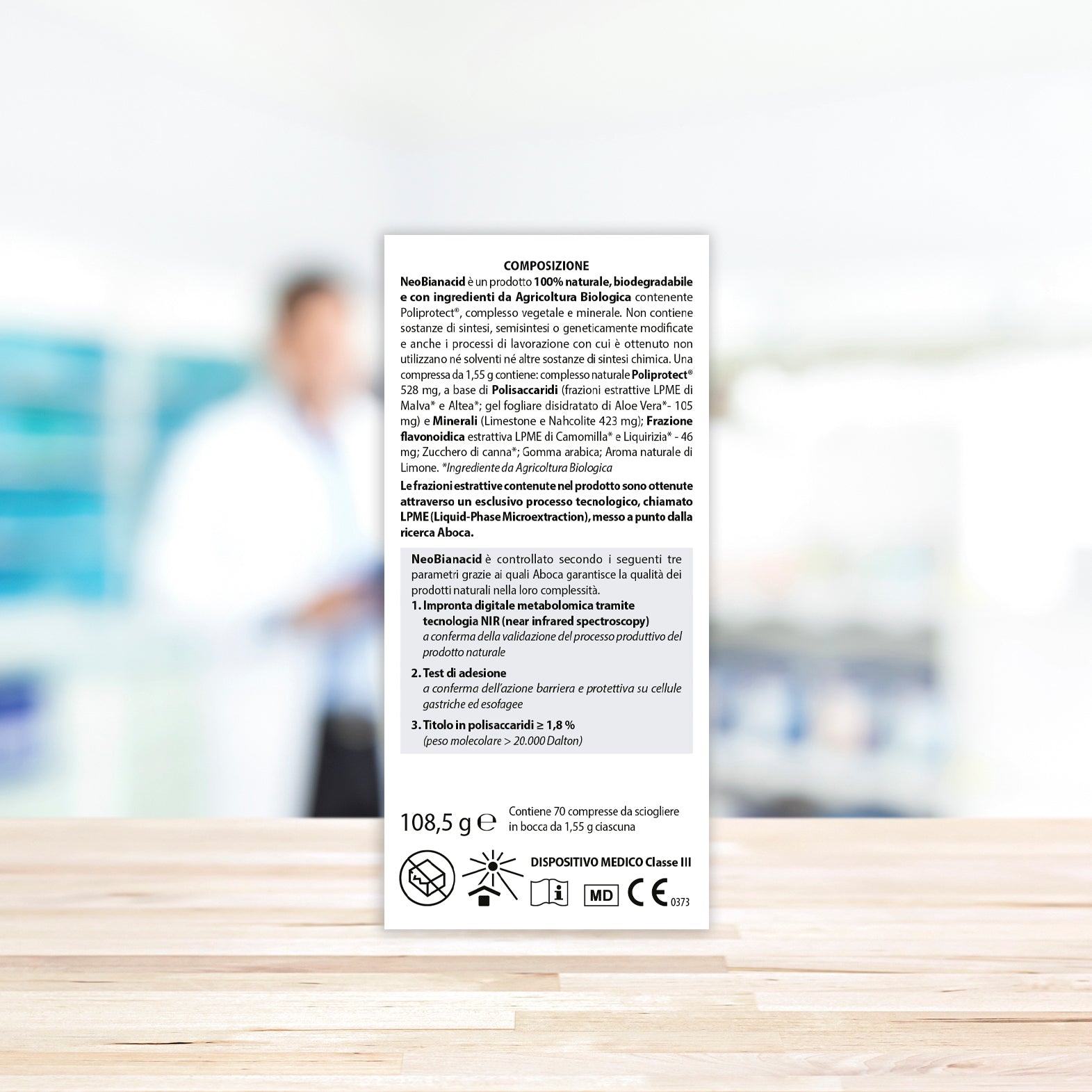 NEOBIANACID 70 compresse gusto limone masticabili