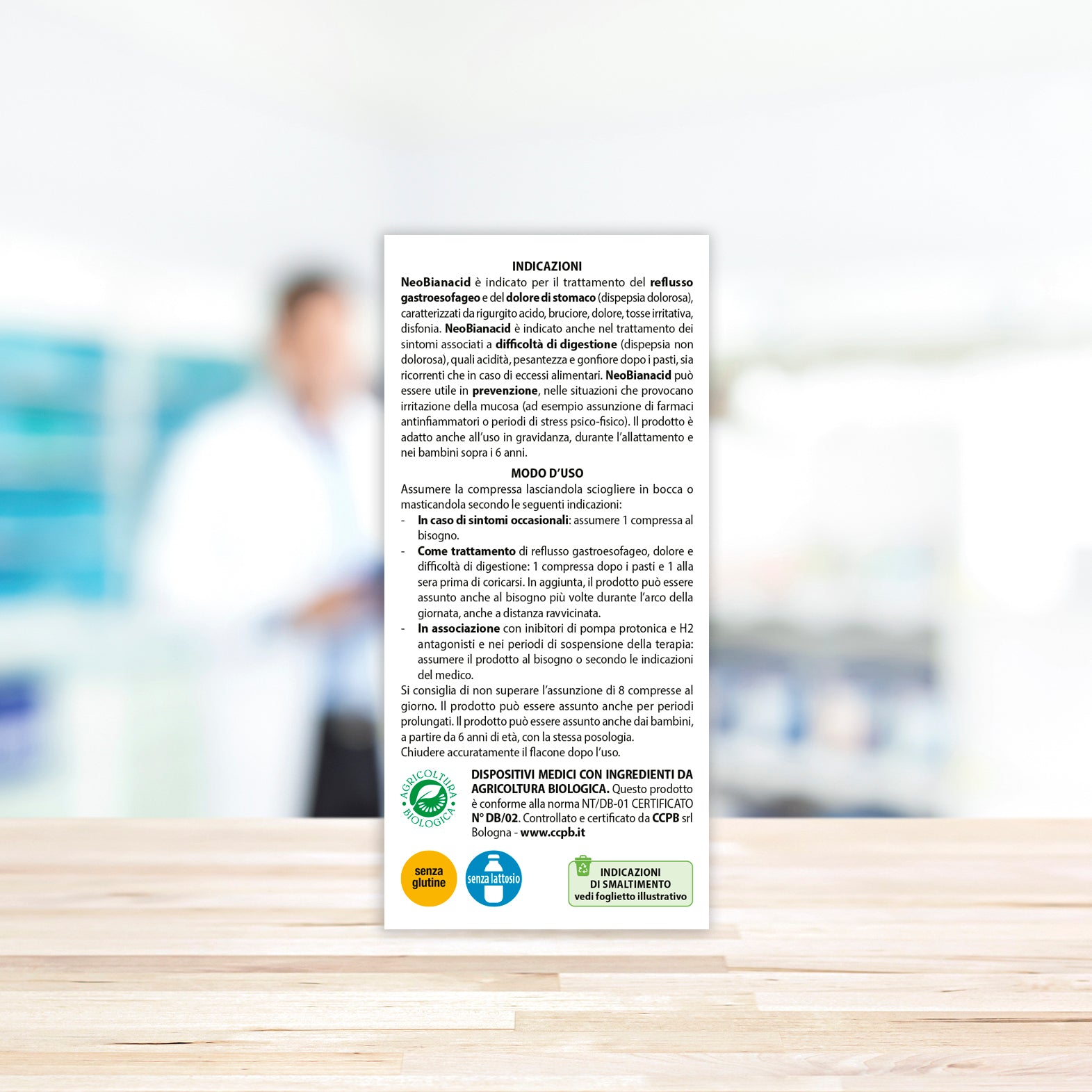 NEOBIANACID 70 compresse gusto limone masticabili