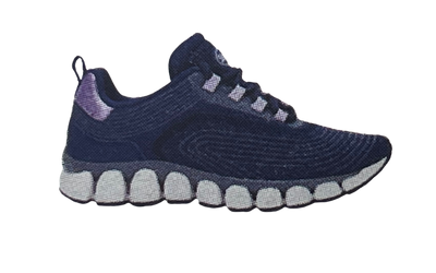 Scholl Galaxy Wave 24 Glittered Mesh + Pu Blu Navy N.36