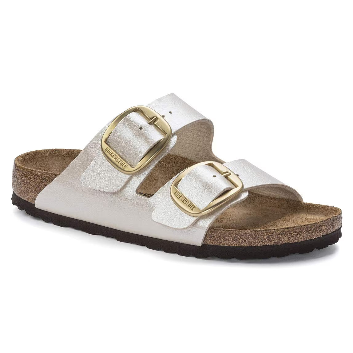 BIRKENSTOCK ARIZONA BIG BUCKLE GRACEFUL PEARL WHITE BIRKO FLOR 37