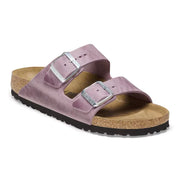 CALZATURA BIRKENSTOCK ARIZONA LAVENDER OILED LEATHER   39 1 PAIO