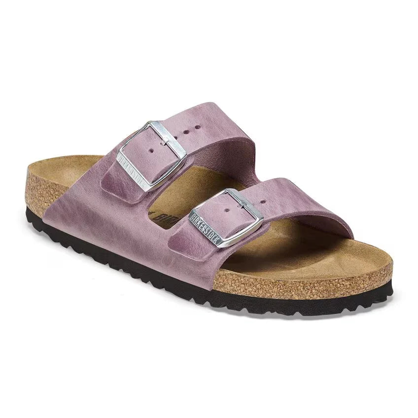 BIRKENSTOCK ARIZONA LAVENDER OILED LEATHER  37 1 PAIO