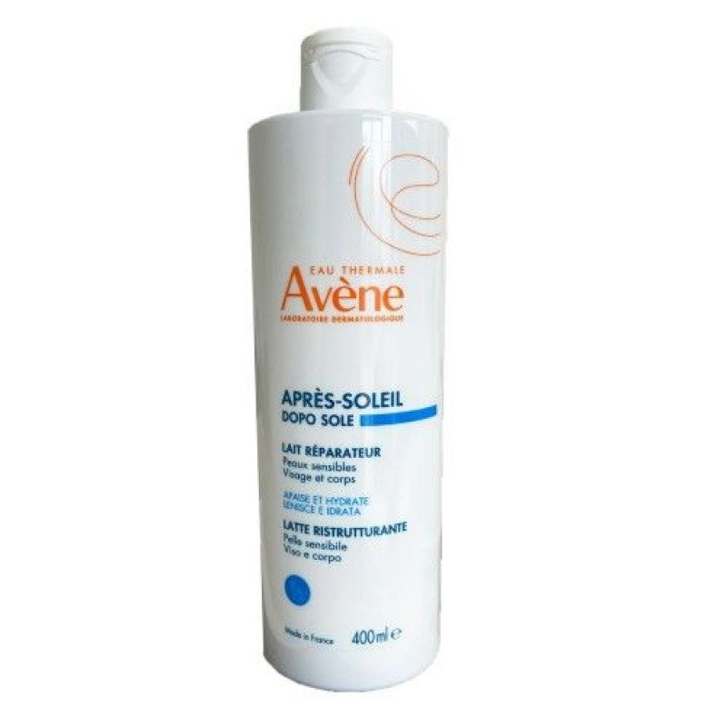 Avène Eau Thermale Latte Doposole 400ml Idratante e Lenitivo - Avène Eau Thermale Latte Doposole 400ml Idratante e Lenitivo