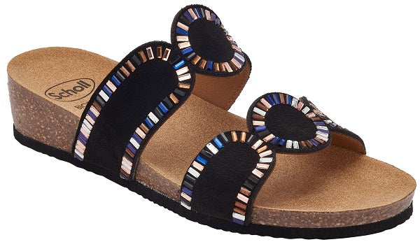 CALZATURA CANNES MICROFIBRE+STRASS W BLACK 40