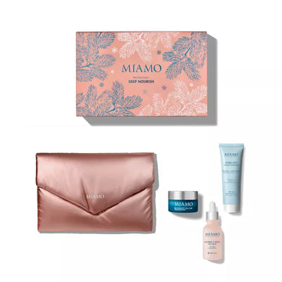 MIAMO COFANETTO PROTOCOLLO DEEP NOURISH 1 HYDRA SOFT CREAMYCLEANSER 50 ML + 1 NOURISH 3-BIOTIC RICH SERUM 30 ML + 1 LONGEVITY CELL-CARE DEEP BALM CREAM 10 ML