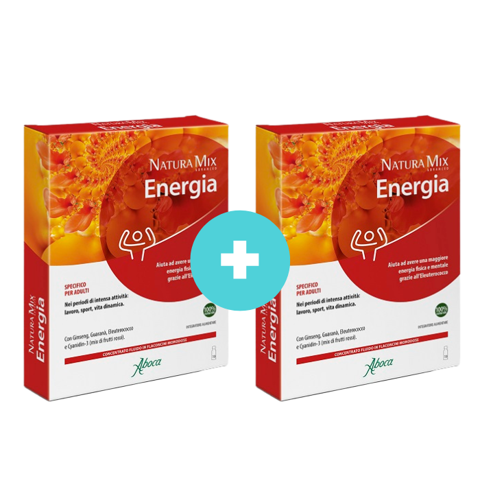 2 Confezioni da 10 flaconcini Natura Mix Energia Flanconcini - Tot.20 flaconcini