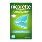 NICORETTE* 105 gomme masticabili 4 mg di nicotina - gusto menta forte