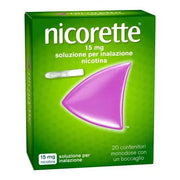 NICORETTE*soluzione inalabile -  20 flaconcini monodose da 15 mg Per smettere di fumare