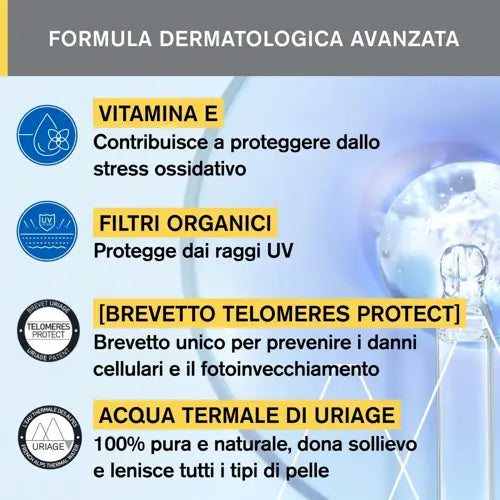 Uriage Bariésun Crema Solare Senza Profumo SPF 50+ Protezione Viso 50ml