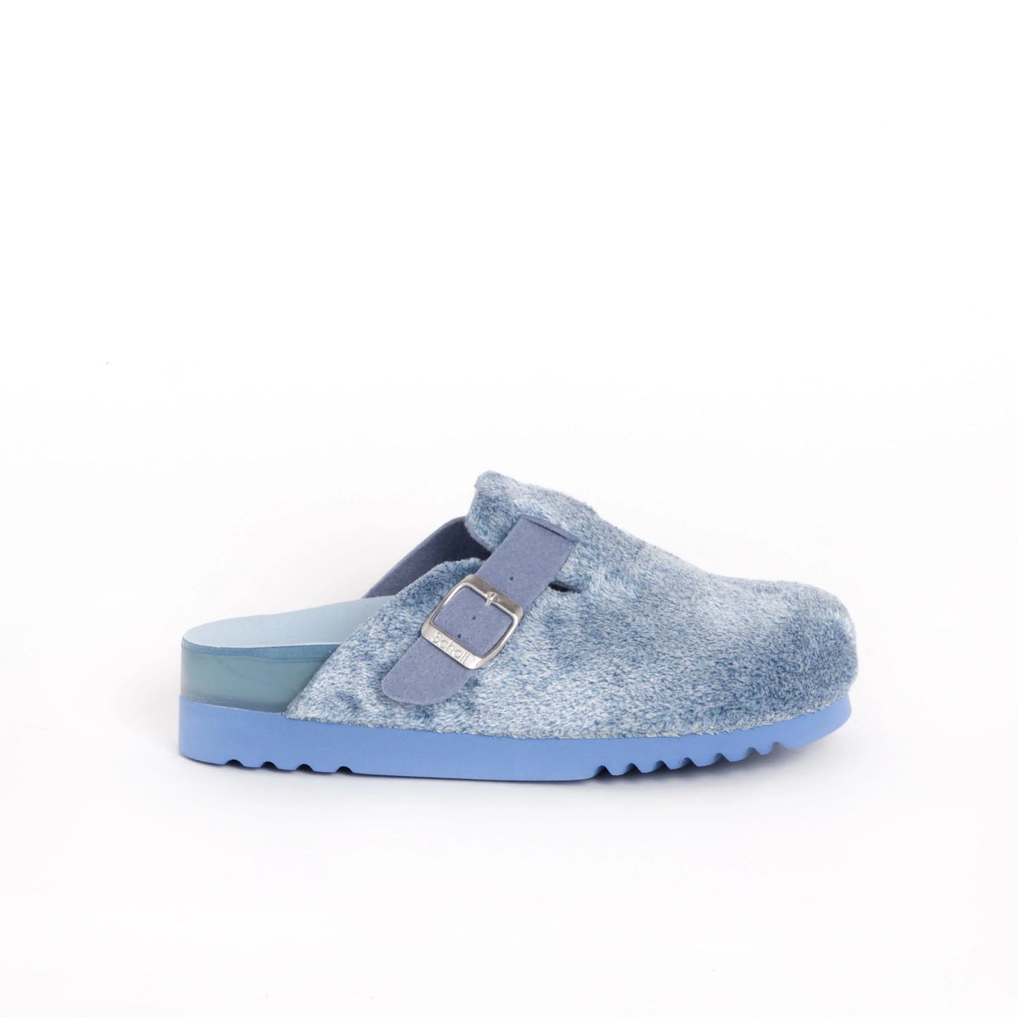 Poppy Microfibre Ciabatta Woman Light Blue N. 39