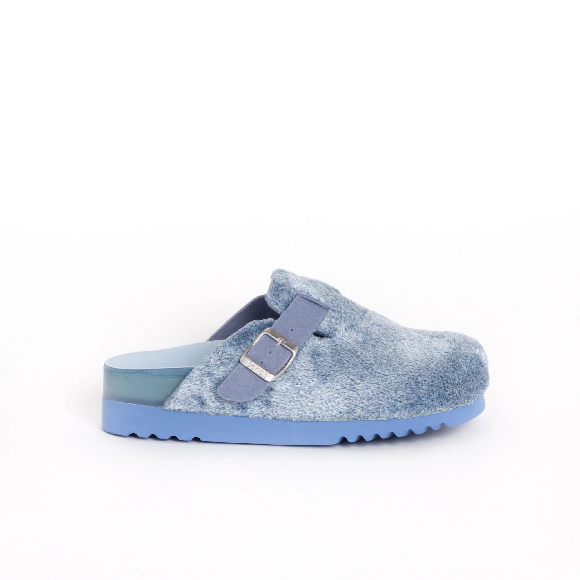 Poppy Microfibre Ciabatta Woman Light Blue N. 39