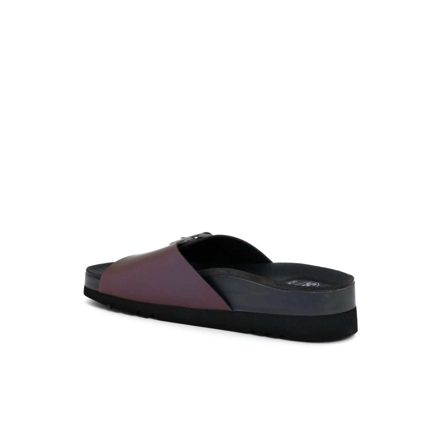 Senny Mules Iridescent Synthetic Black N.38