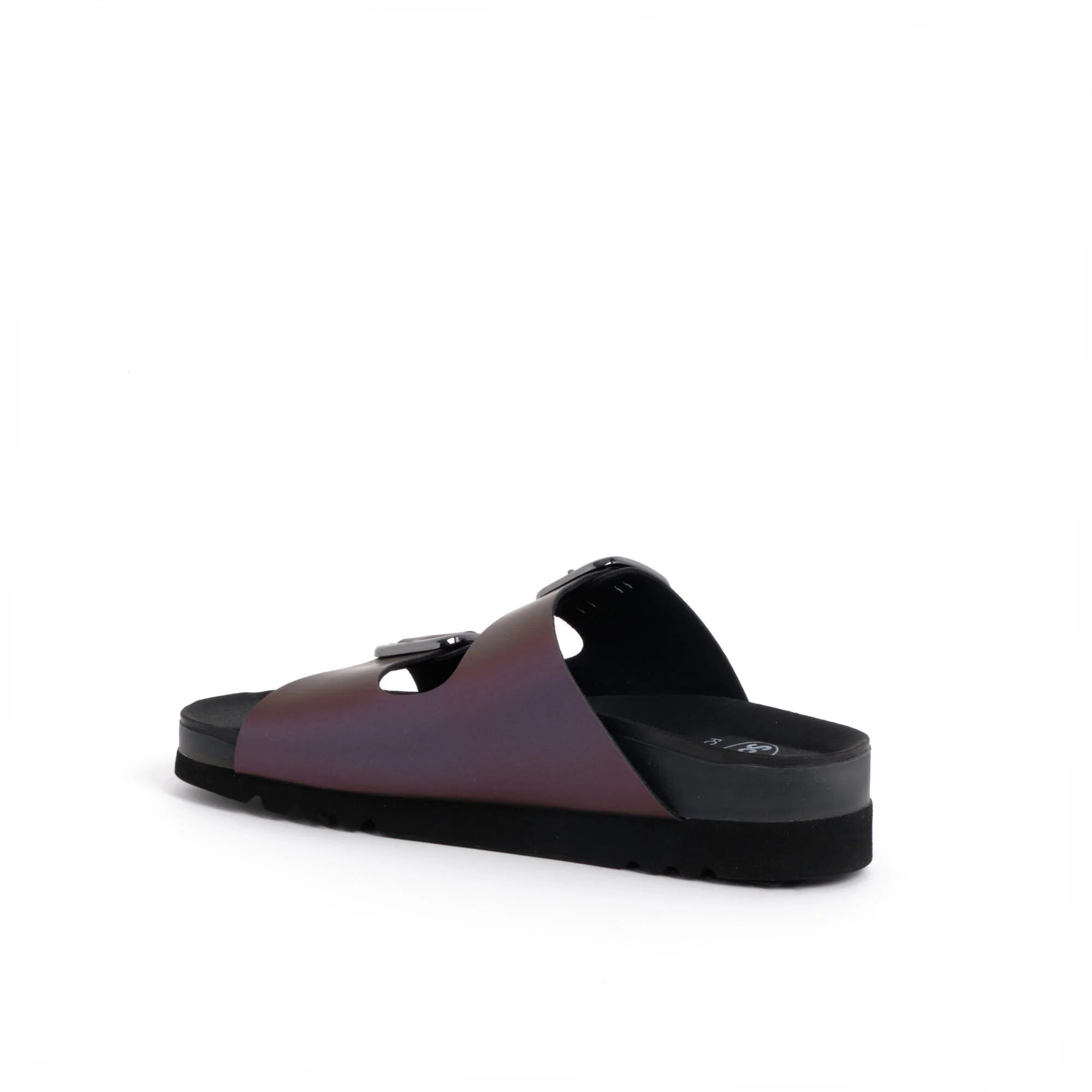 Vally Mules Synthetic Iridescent Black N. 39 - Vally Mules Synthetic Iridescent Black N. 39
