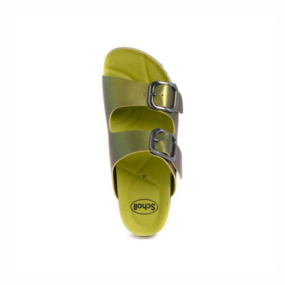 Vally Mules Synthetic Iridescent Green N. 41