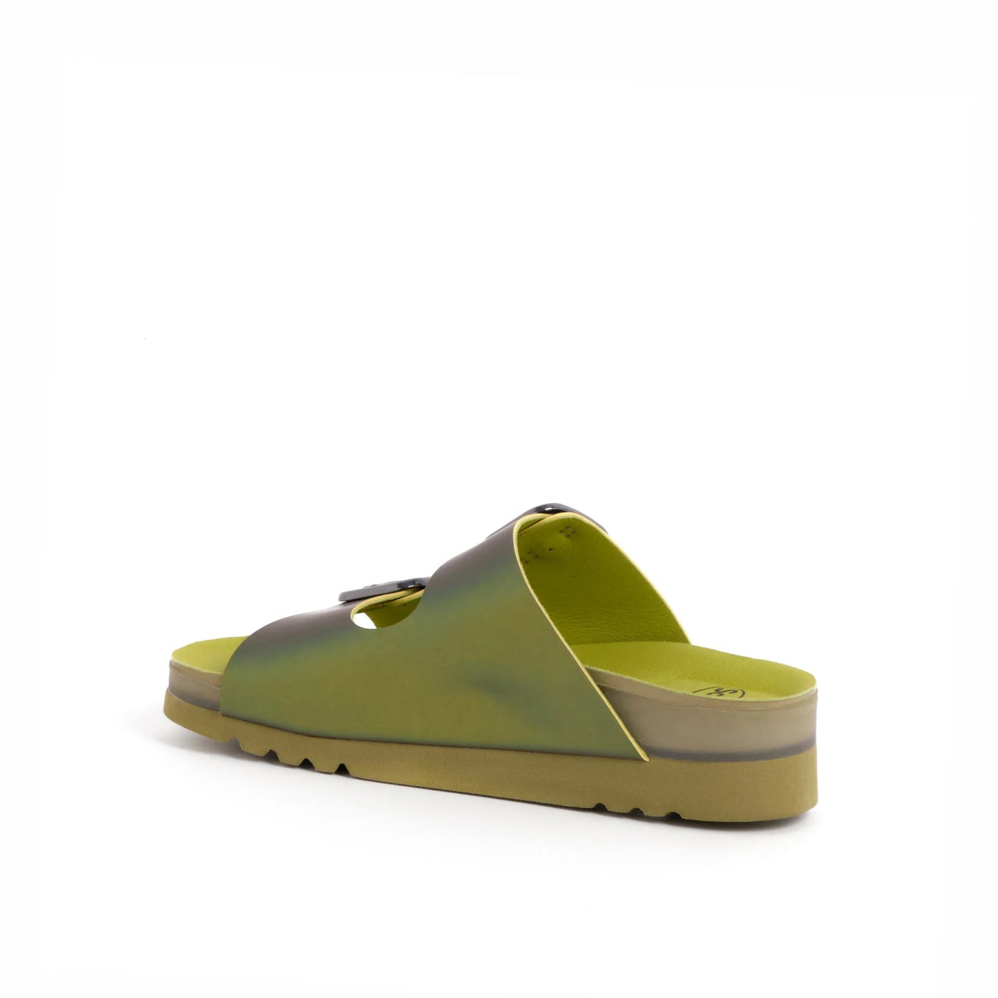 Vally Mules Synthetic Iridescent Green N. 41