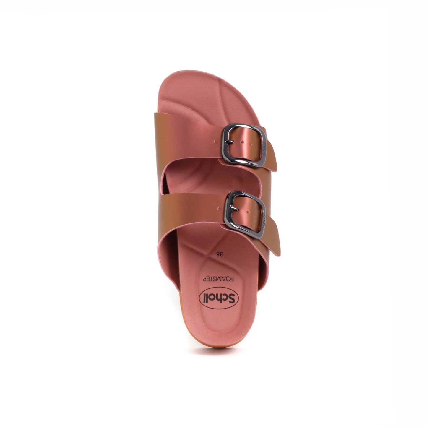 Vally Mules Synthetic Iridescent Orange N. 36