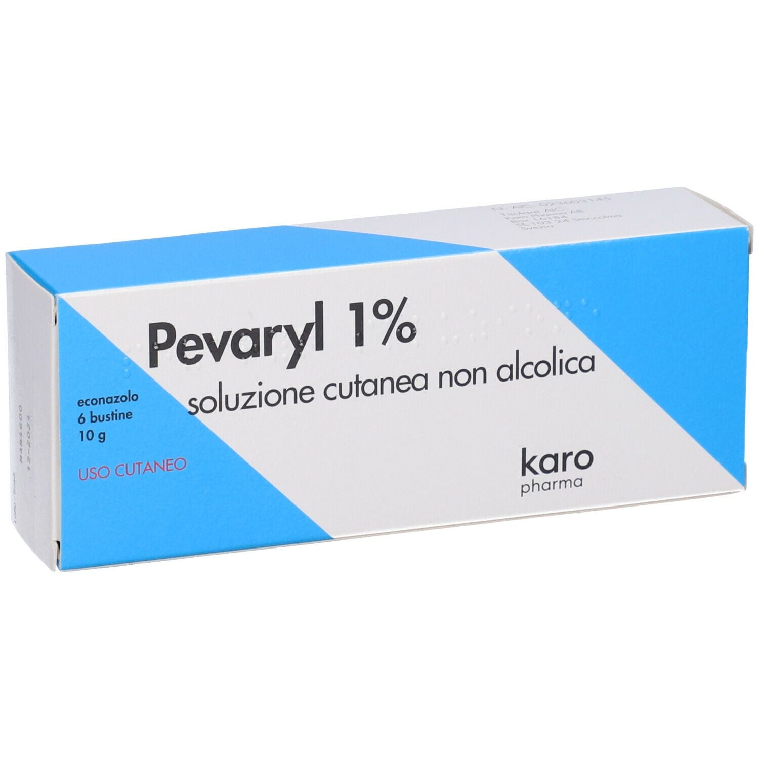 PEVARYL® SOLUZIONE CUTANEA 6 Bustine 10 g - PEVARYL® SOLUZIONE CUTANEA 6 Bustine 10 g