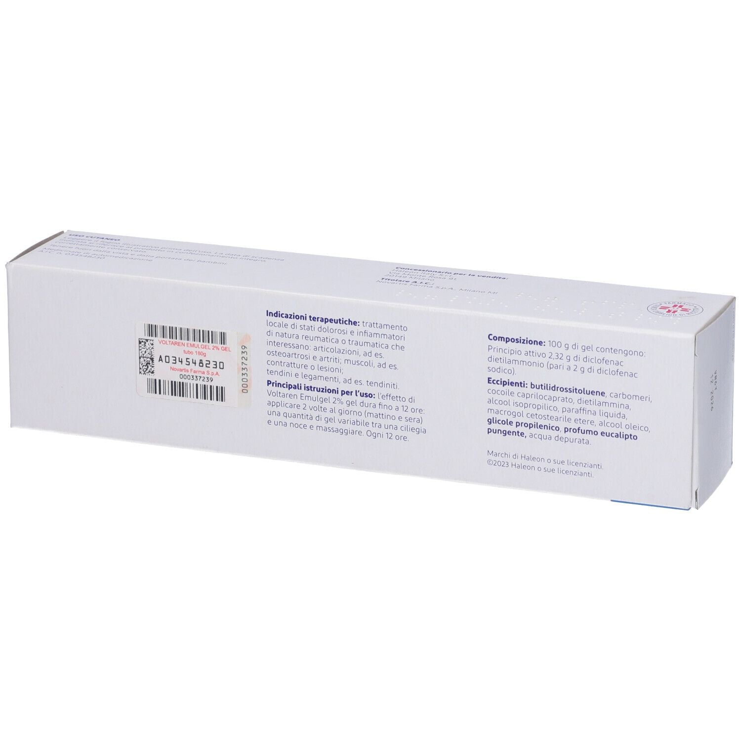 Voltaren Emulgel 2% gel 180g