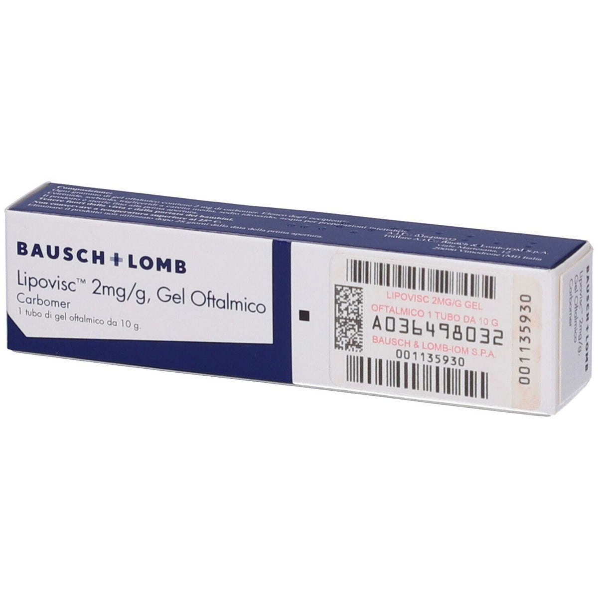 LIPOVISC*gel oftalmico 10 g 2 mg/g