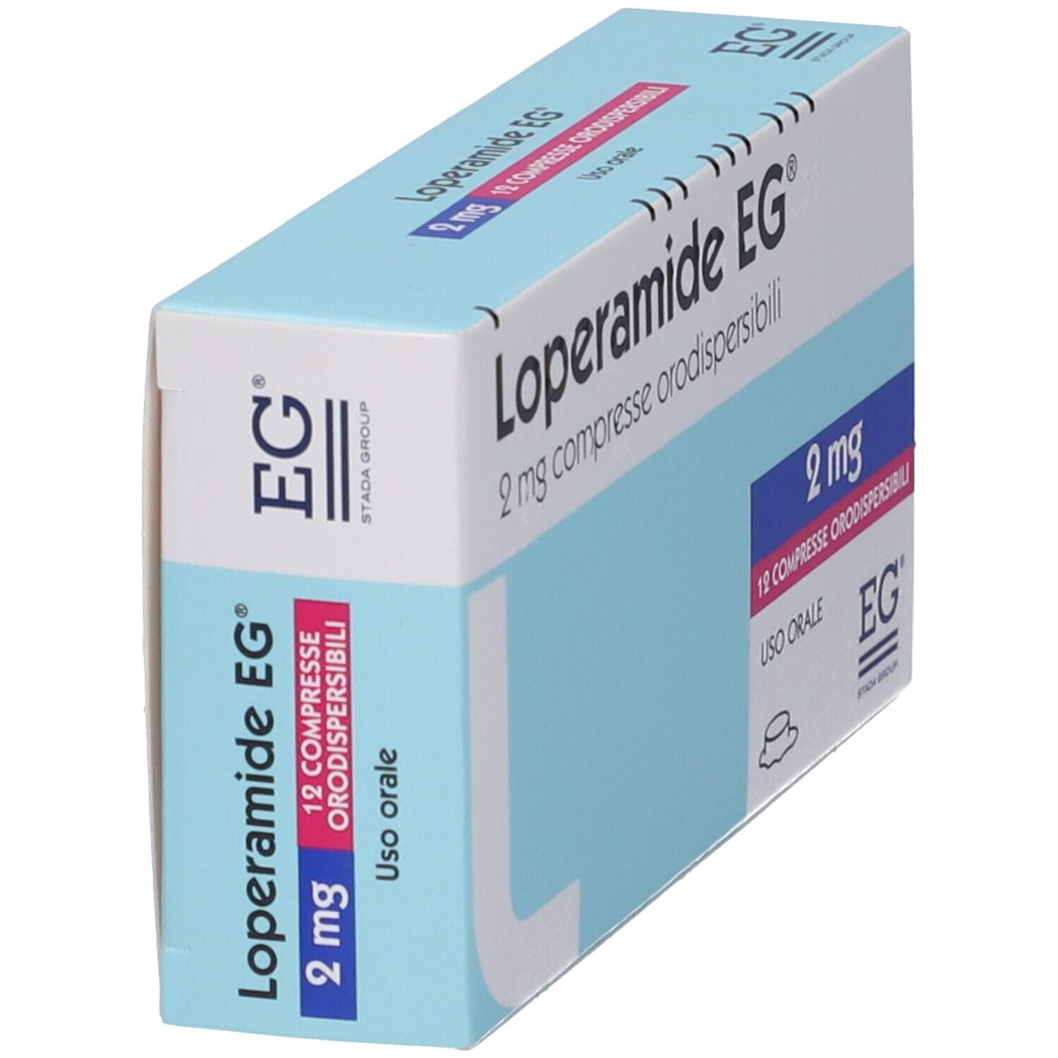 LOPERAMIDE EG 2 mg 12 Compresse Orodispersibili - LOPERAMIDE EG 2 mg 12 Compresse Orodispersibili