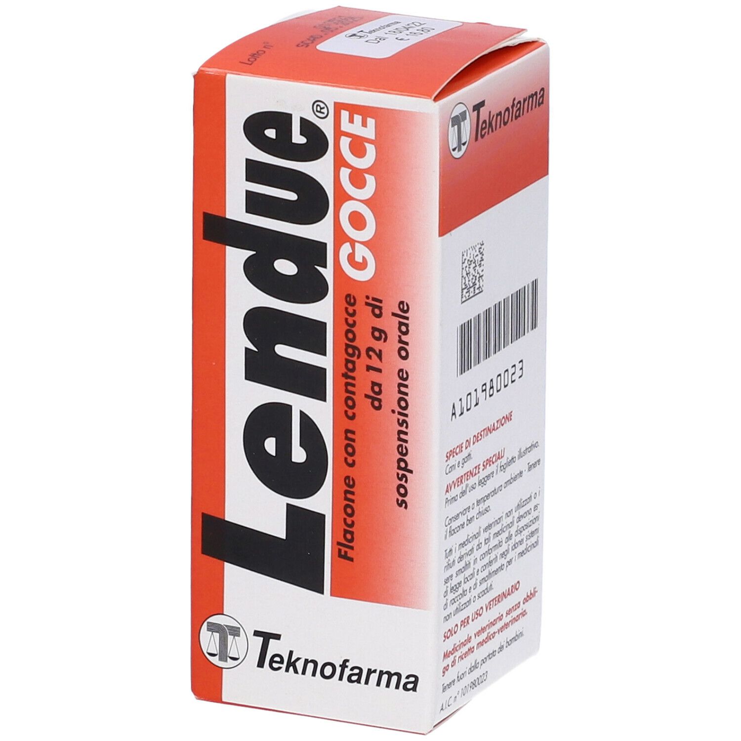 Lendue Gocce 120 Mg/G Sospensione Orale Per Cani E Gatti