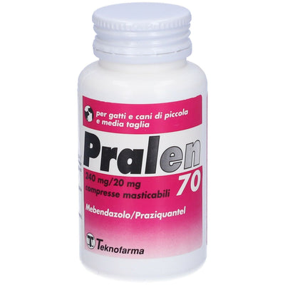 Pralen 240 Mg + 20 Mg Compresse Masticabili Per Gatti E Cani Di Piccola E Media Taglia
