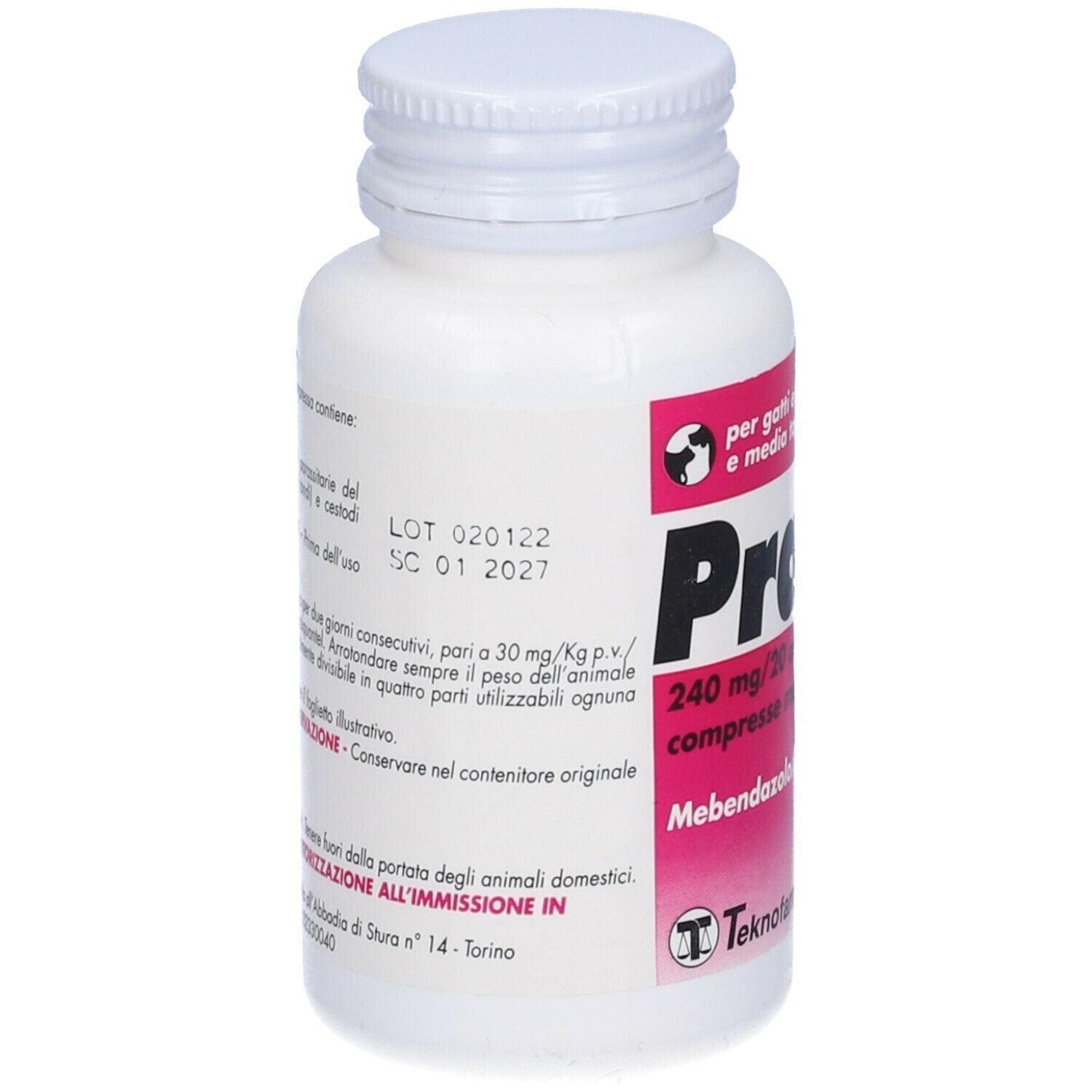 Pralen 240 Mg + 20 Mg Compresse Masticabili Per Gatti E Cani Di Piccola E Media Taglia