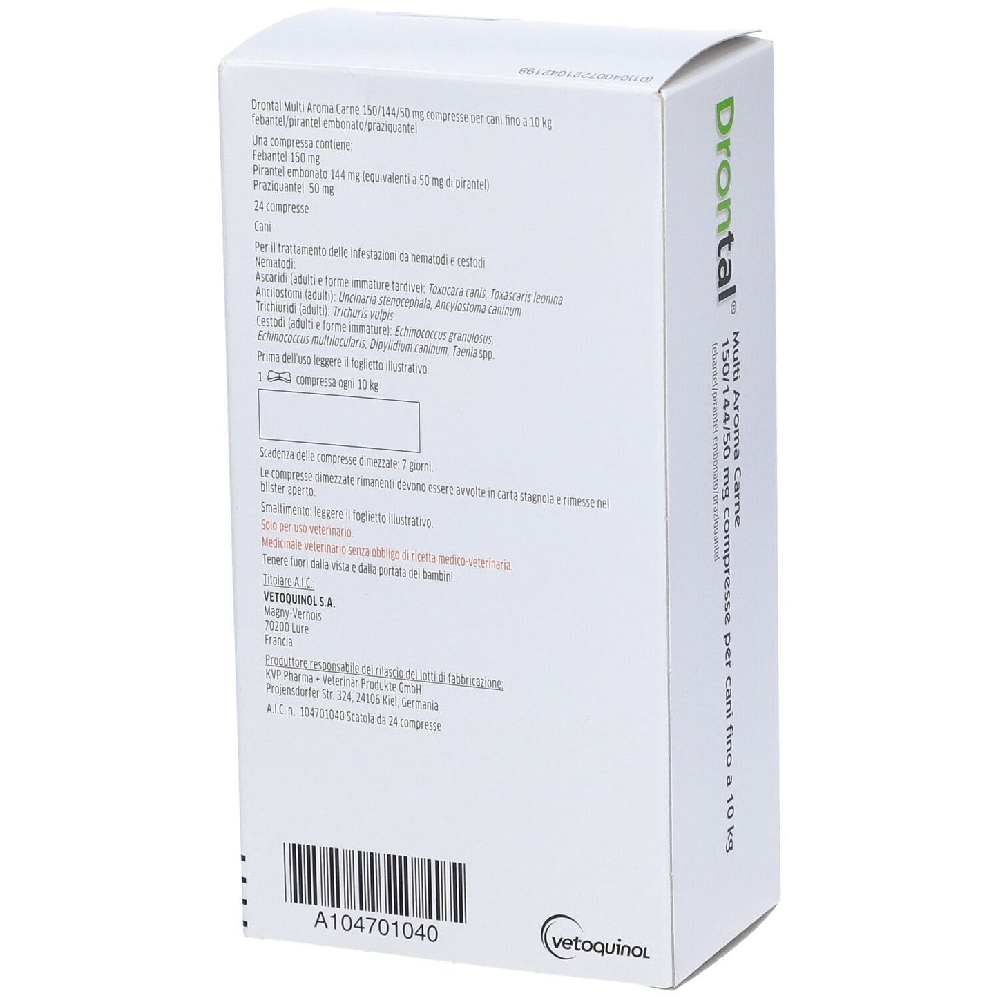 DRONTAL MULTI AROMA CARNE 24 compresse cani