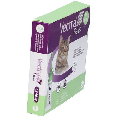 Vectra Felis Spot-On Soluzione 3 pipette 0,9 ml 423 mg + 42,3 mg - Per Gatti