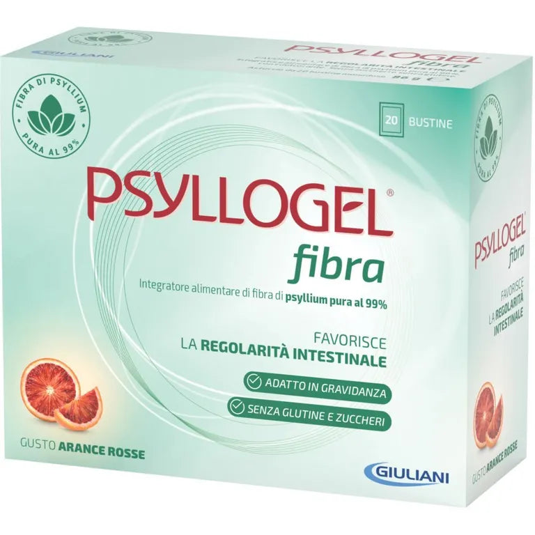 PSYLLOGEL® Fibra Arance Rosse Bustine 20 bustine Integratore Benessere Intestinale
