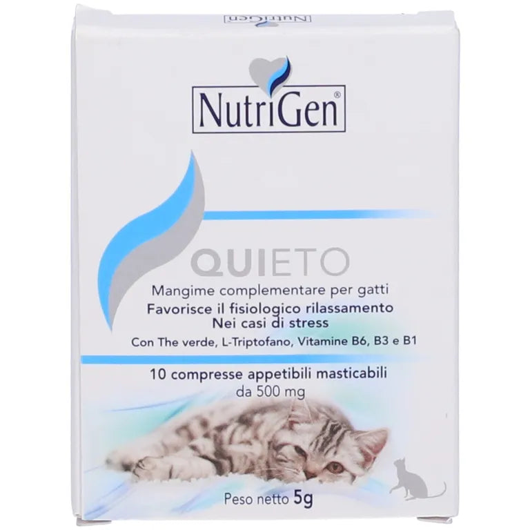 NutriGen QUIETO Gatto 10 Tavolette