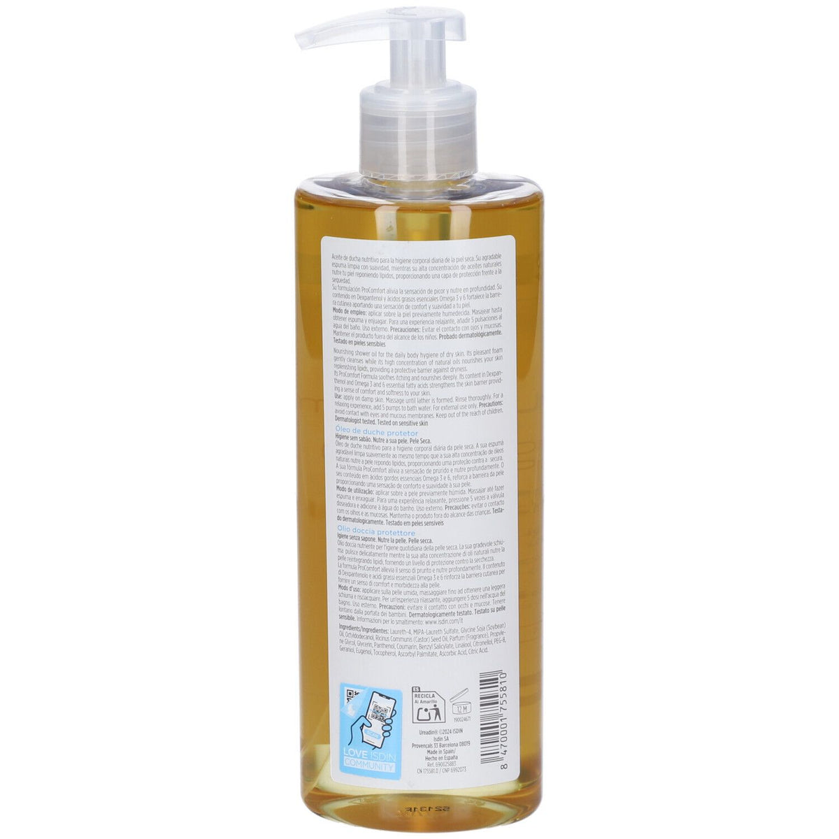 ISDIN UreadinCalm® Oleogel Olio Doccia Nutritivo 400 ml